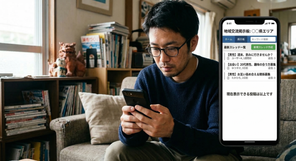 ゲイ掲示板では相手が見つからない