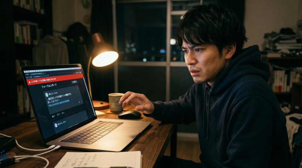 ゲイ掲示板は手軽だけどリスクが高い